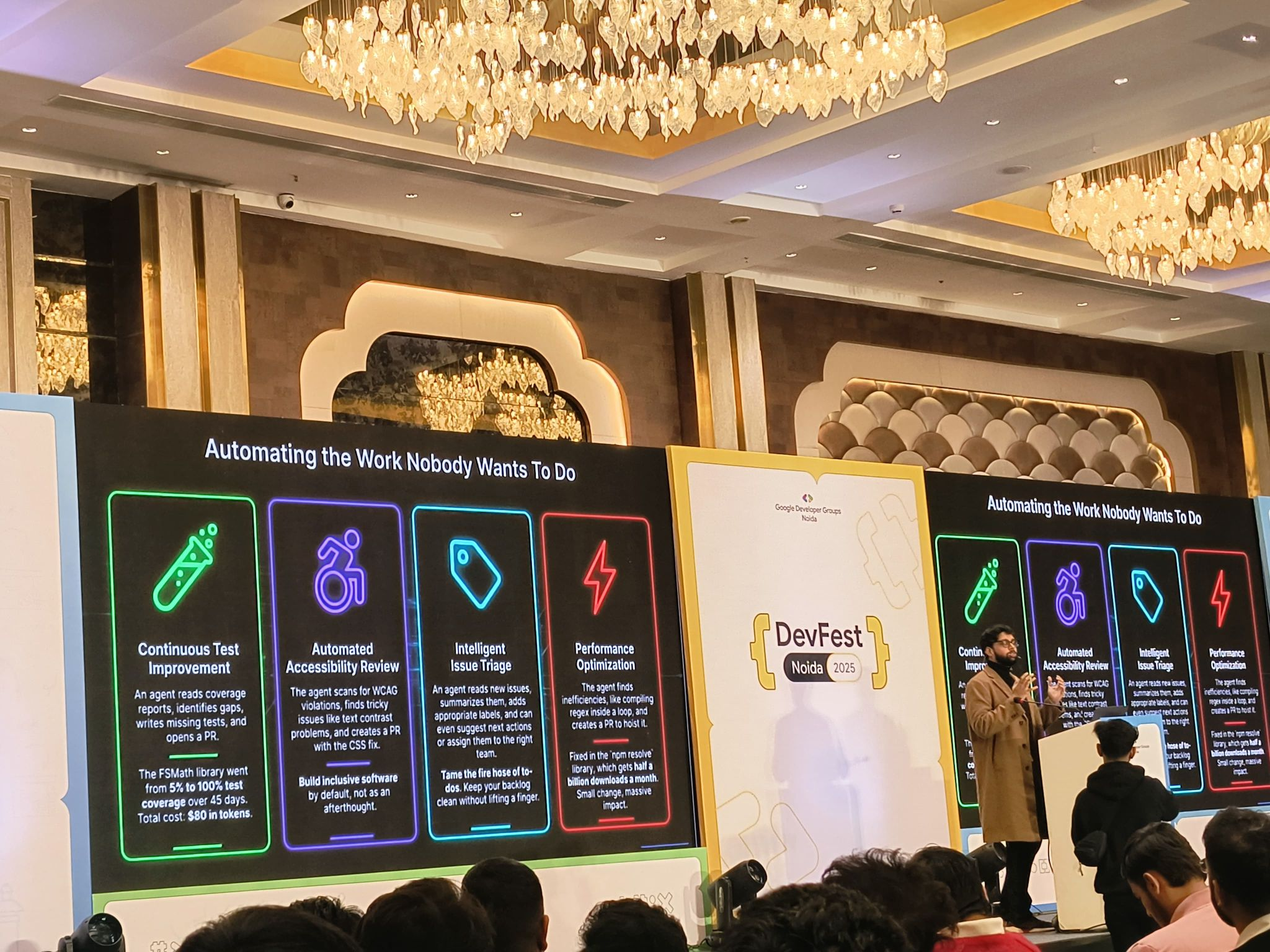 Crowd shot during Continuous AI Q&amp;A