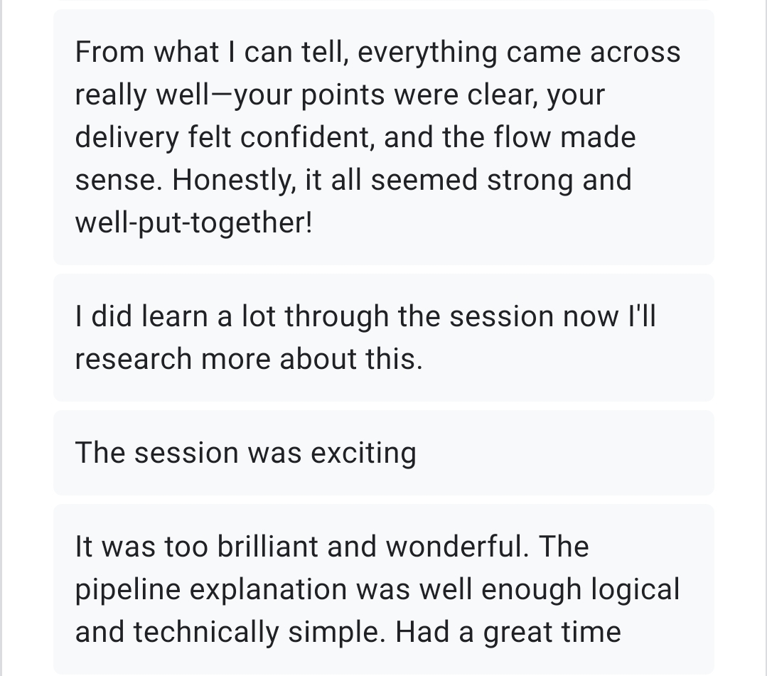 Audience capturing slides on phone